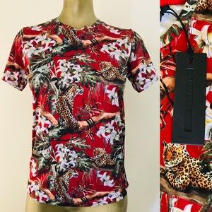 NWT SOUL STAR England STATUS Print TOP Small